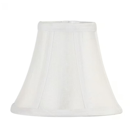 White Fabric Bell Lamp Shade