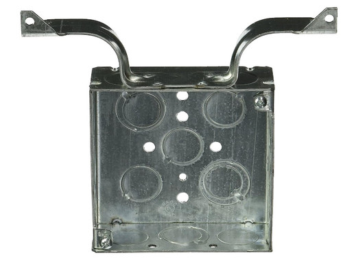 Raco 21 cu in Square Steel Junction Box Gray