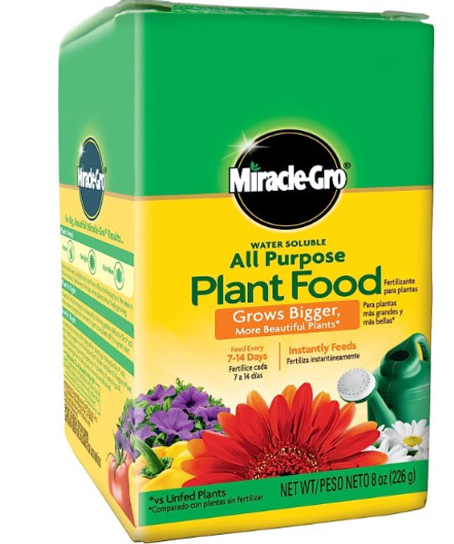 Miracle-Gro Water Soluble All Purpose Plant Food, 8 oz