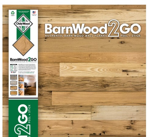 OldeWood Limited BarnWood2GO 5/16 in. H X 5-1/2 in. W X 48 in. L Weathered Natural Wood Wall Plank