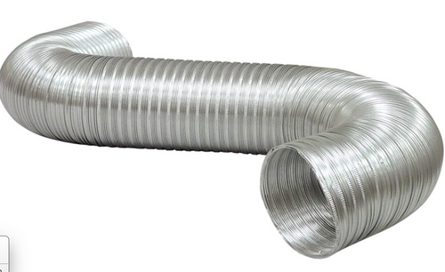 Deflect -o Dryer Vent Hose - for Dryer - 96.0 Length - Aluminum