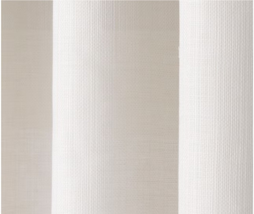 Style Selections 84-in White Polyester Light Filtering Grommet Single Curtain Panel