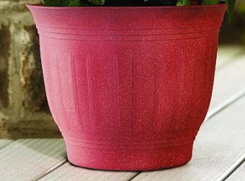 Bloem 100533220 Wood Resin Planter,Brick