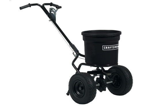 Craftsman 36 in. W Push Spreader For Fertilizer/Ice Melt/Seed 80 lb