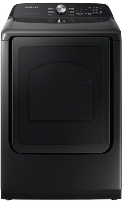 Samsung 7.4-cu ft Steam Cycle Smart Electric Dryer (Brushed Black)