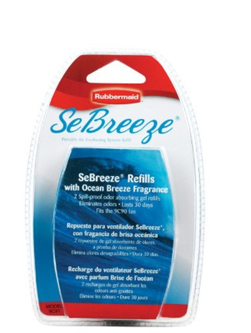 Rubbermaid Ocean Breeze Scent Odor Absorbing Gel 2 pk Gel