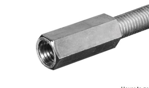 Boltmaster 5/8 - 11 in. Steel Coupling Nut 1 pk