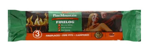 Pine Mountain 100% Natural Classic Firelog, 3-Hour Burn Time