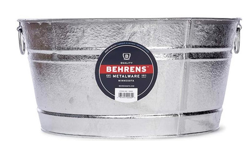 Behrens 9 gal Steel Tub Round