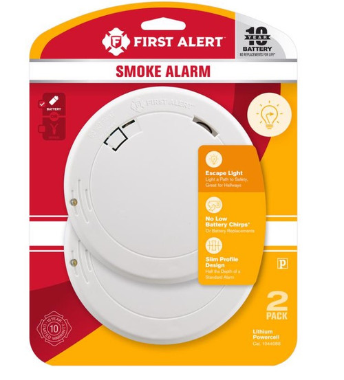 First Alert Battery-Powered Photoelectric Smoke Detector