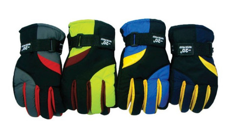 Diamond Visions Assorted Polyester Assorted Ski Gloves