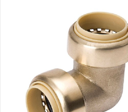 ProLine 1/4 in. Push X 1/4 in. D Push Brass 90 Degree Elbow