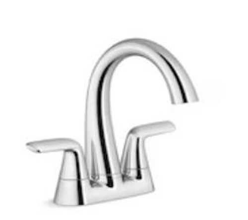 KOHLER Avail Polished Chrome Bathroom Sink Faucet with Drain