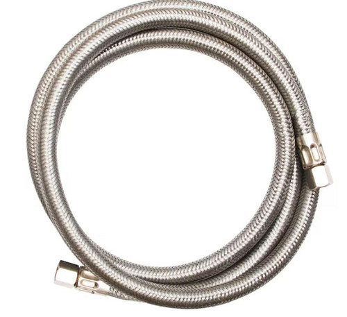 Eastman Ice Maker Connector 10 Foot Stainless Steel Hose