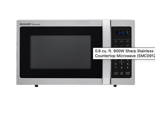 Sharp 0.9-cu ft 900-Watt Countertop Microwave