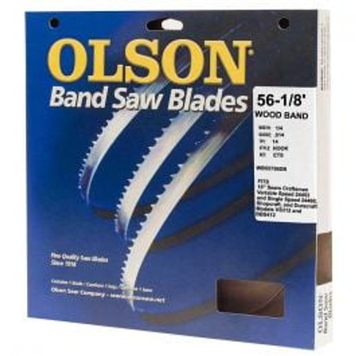 Pack of 1  Olson Wb55756Db 56-1/8  X 1/4  X 14Tpi Band Saw Blade