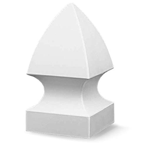 Freedom (Fits Common Post Measurement: 5-in; Actual: 5.25-in x 5.25-in) White Vinyl Fence Post Cap