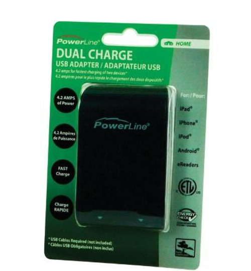 PowerLine Dual USB Fast Charger