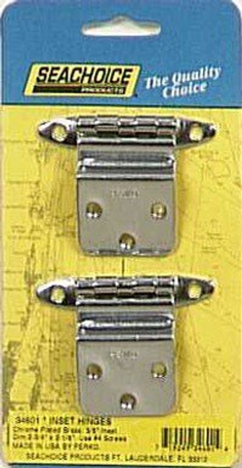 Seachoice Inset Hinges 2-3/4 In. X 2-1/8 In., 3/8 In. 2 / Card3