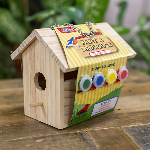 Bendon Paint A Birdhouse Crafting Set with Paint Pods