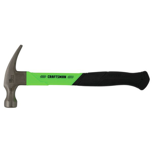 Craftsman 16oz Fiberglass High-Visibility General Purpose Hammer CMHT51400