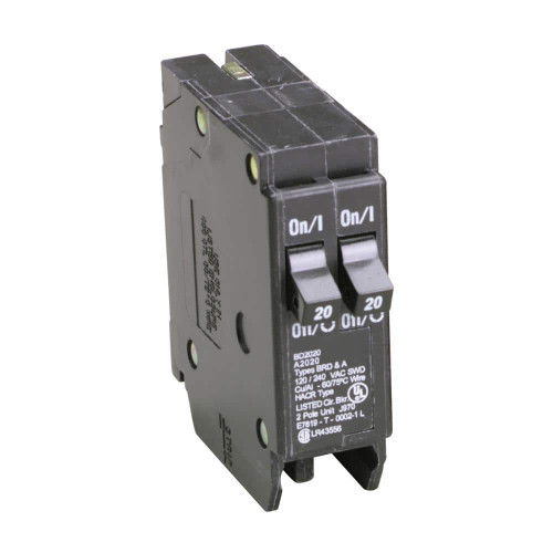 Eaton Type BR 20-Amp Tandem Circuit Breaker