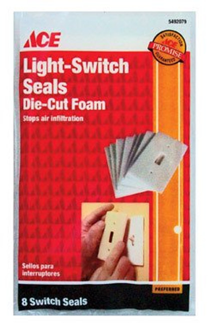 Ace" Light Switch Outlet Foam Seals