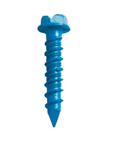 Tapcon Concrete Screw, 1/4" Dia., Flat, 1 3/4 in L, Climaseal Coated, 75 PK