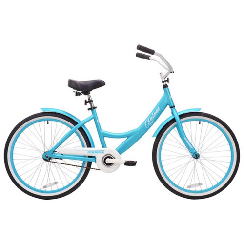 Kent 8068191 24 in. Shogun Belmar Girls Cruiser Bicycle  Sky Blue & White