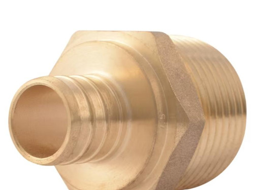 SharkBite 3/4-in PEX Crimp x 1-in MNPT Brass Male Adapter