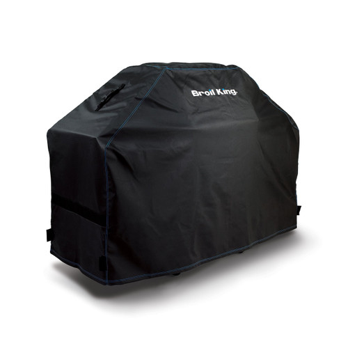 Broil King 68488 Heavy-Duty PVC Polyester Grill Cover,Black 64-Inches(BOXDAMAGE)