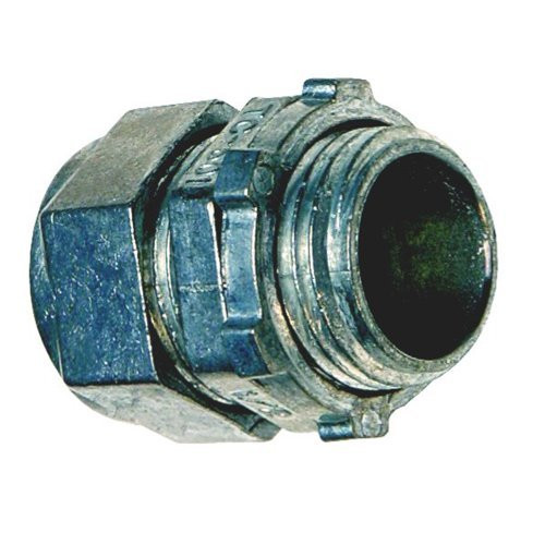 Sigma Electric ProConnex 1/2 in. Dia. Die-Cast Zinc Compression Connector For EMT 50 pk