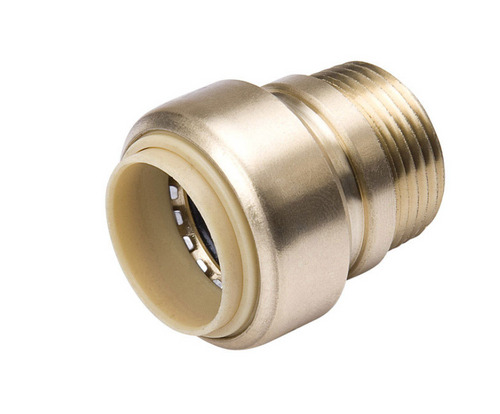 B&K ProLine 1/2 in. Push X 1/2 in. D MPT Brass Adapter