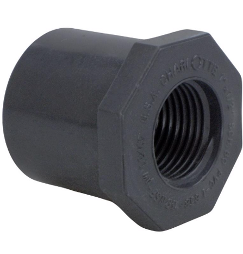 Charlotte Pipe Schedule 80 1 in. Spigot X 1/2 in. D FPT PVC Reducing Bushing 1 pk