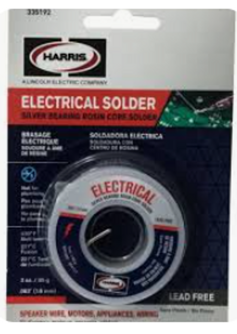 Harris 335192 3 oz Spool RC Lead Free Solder