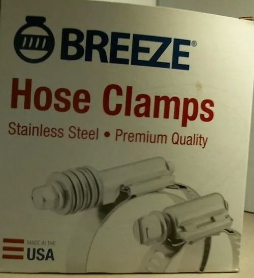 Breeze Aero-Seal 200 48W All Stainless Steel Hose Clamps, 10ct.