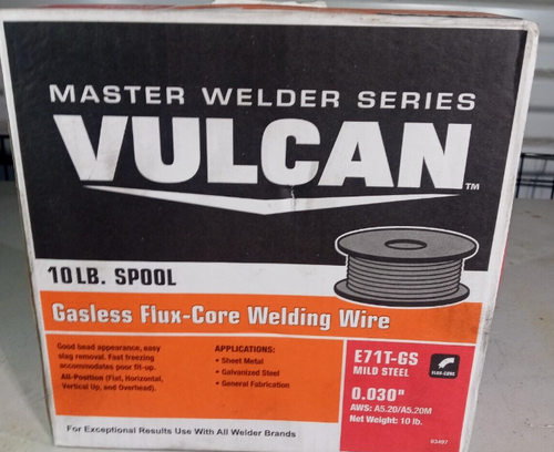 Vulcan 10 lb. Spool Gasless Flux-Core Welding Wire -E71T-GS Mild Steel