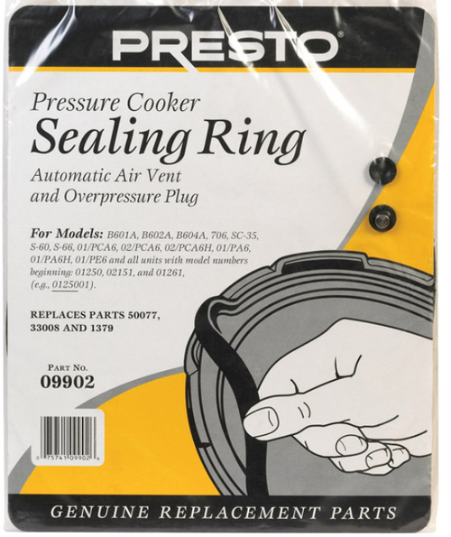 Presto Rubber Pressure Cooker Sealing Ring 6 qt