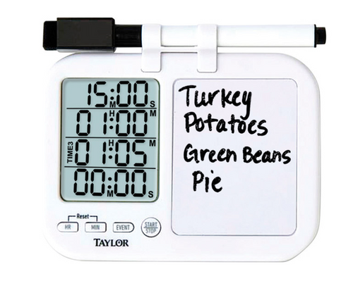 Taylor Digital Plastic Timer with Whiteboard