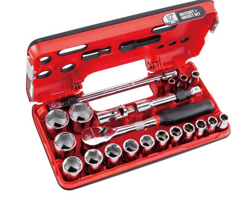 Craftsman V-Series 1/2 in. drive Metric 6 Point Socket and Tool Set 21 pc