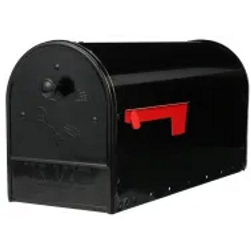 Solar Group OM160BAM Om160b01 Mailbox, 1475 Cubic Inch Capacity, Steel, Powdered, 8-1/2 Inch By 23.7 Inch Depth, 10.6 Inch Height, Black