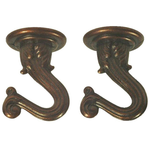 Westinghouse 7045300 1 1/2 Inch Swag Hook Kit Antique Copper Finish