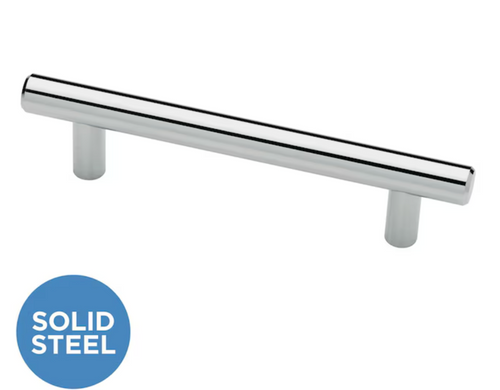 lls Brainerd Bar 3-in (76Mm) Center to Center Polished Chrome Cylindrical Bar Drawer Pulls