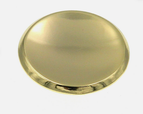 1 3/4" Diameter Oversized Knob in Polished Brass