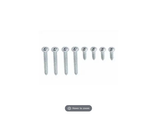 Knape & Vogt CD-0047-CH Closet Pro Mounting Screws With Caps Chrome