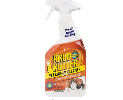 Krud Kutter 305474 Pet Carpet Cleaner and Deodorizer, 22 oz, 22 Fl Oz , White