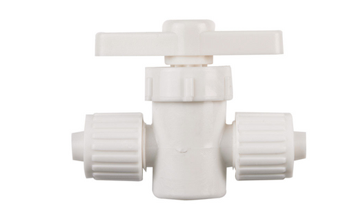 Flair-It 3/8 in. PEX X 3/8 in. PEX Plastic Supply Valve