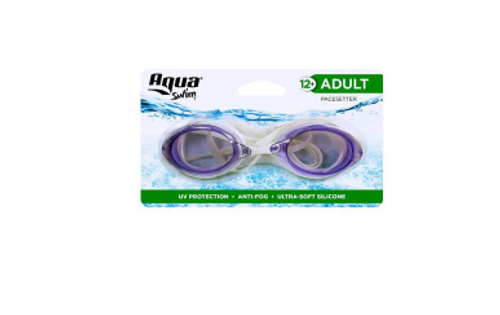 Adult Aqua Swim Pacesetter Swim Goggles- Purple