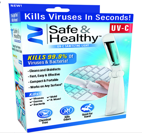 Safe & Healthy UV-C Sanitizing Light