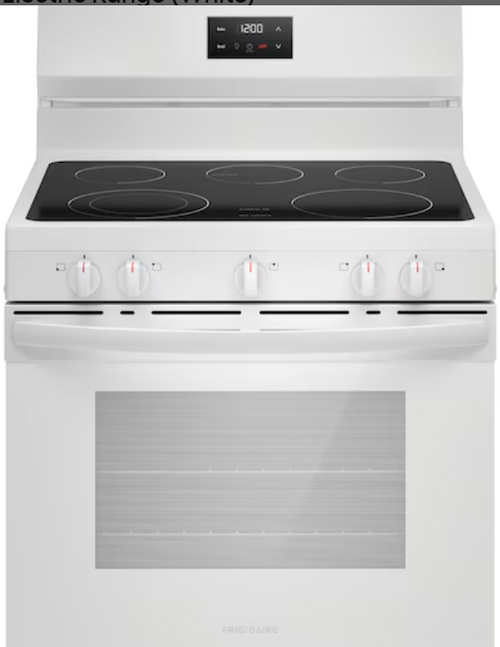 Frigidaire 30-in Glass Top 5 Burners 5.3-cu ft Freestanding Electric Range